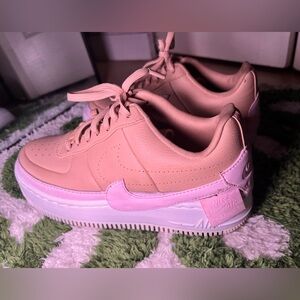 Nike Air Force 1 Jester Beige / pink